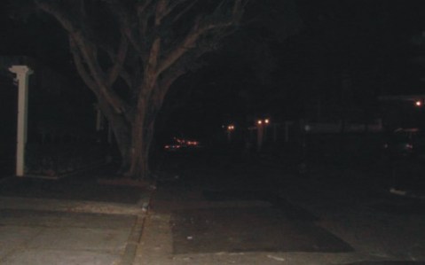 rua escura